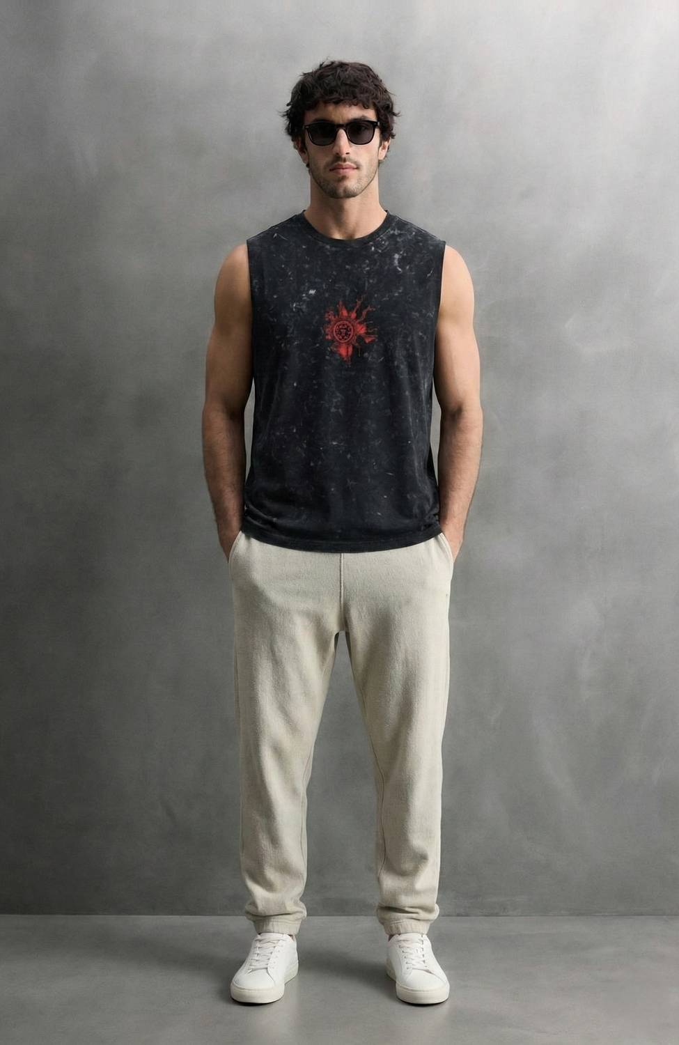Rhinocult Washed Men Black T-Shirt - Image 2