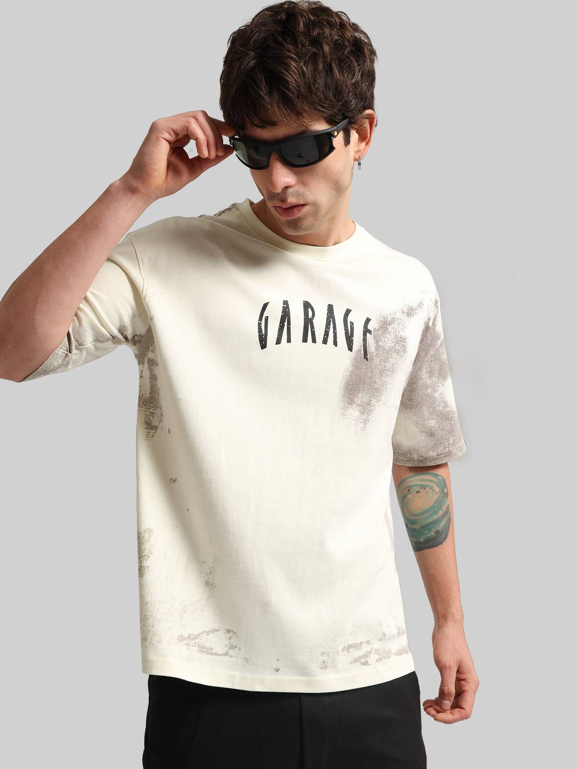 MANIAC Multicolor Round Neck T-Shirt - Image 2