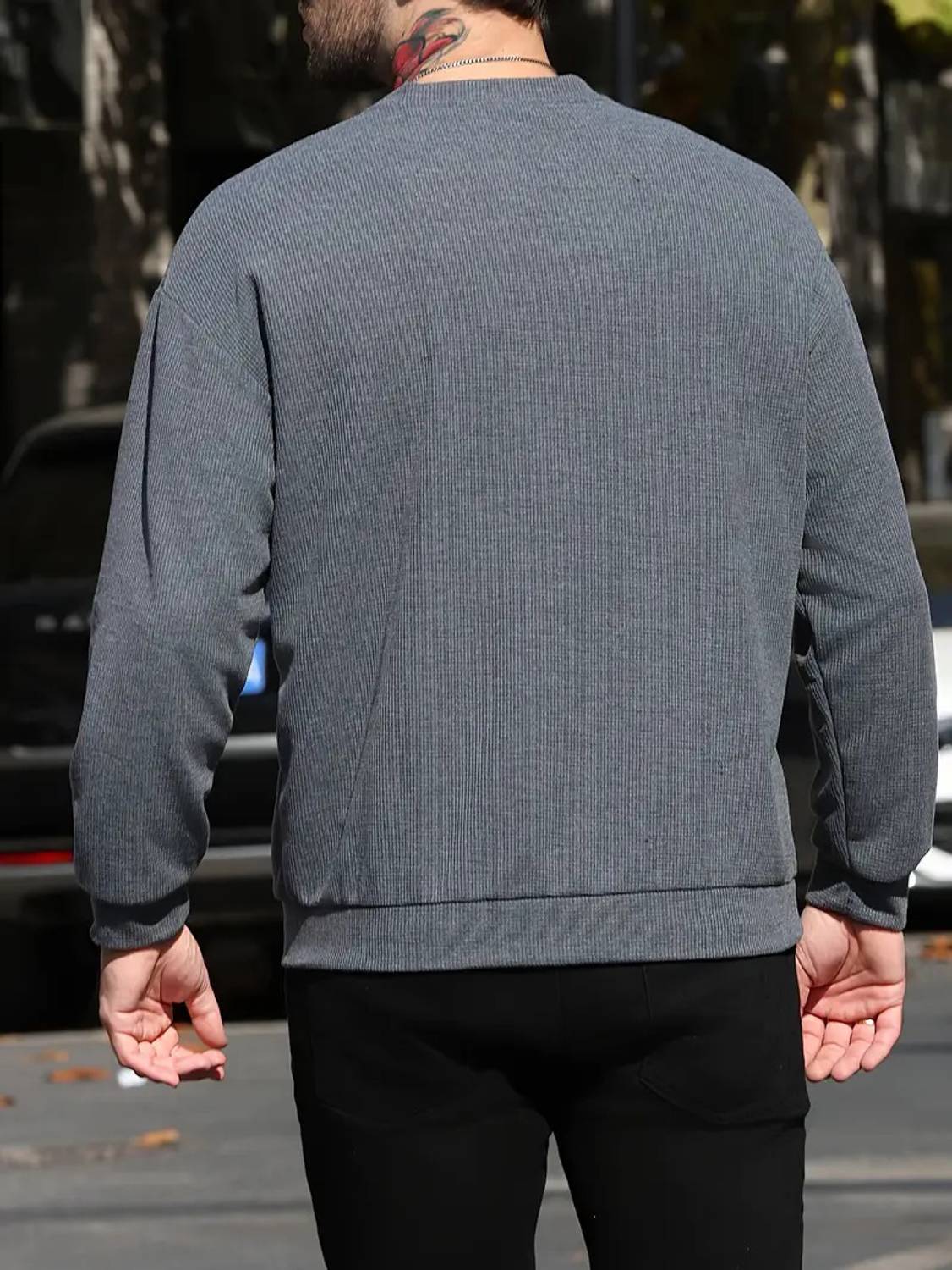 sti Full Sleeve Solid Men Sweatshirt - Image 2