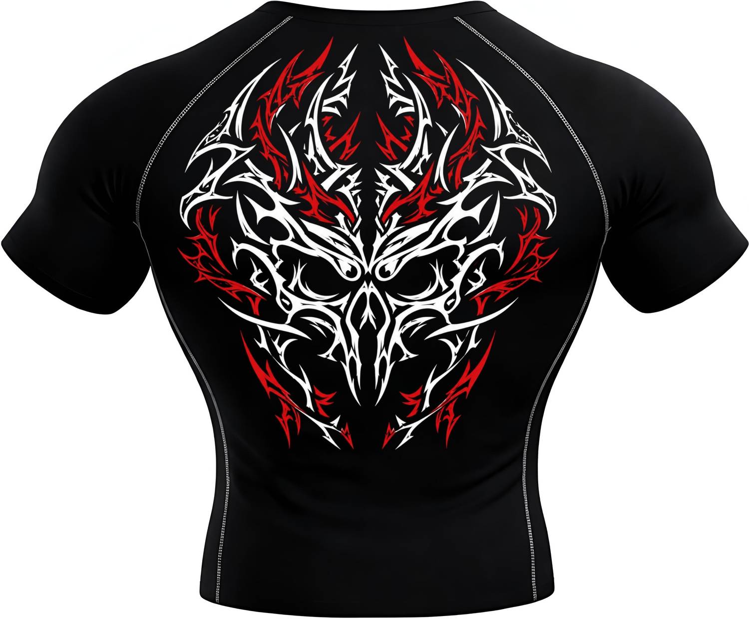 Wayup Black Round Neck Graphic Print T-Shirt - Image 3