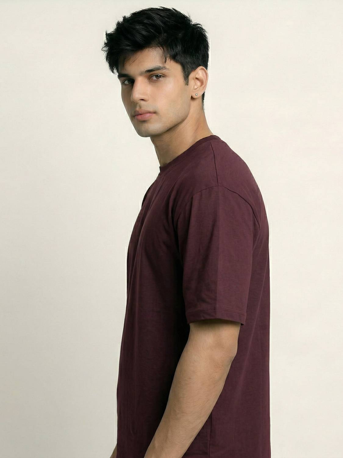 Toneos Men Maroon T-Shirt Pack of 3 - Image 2