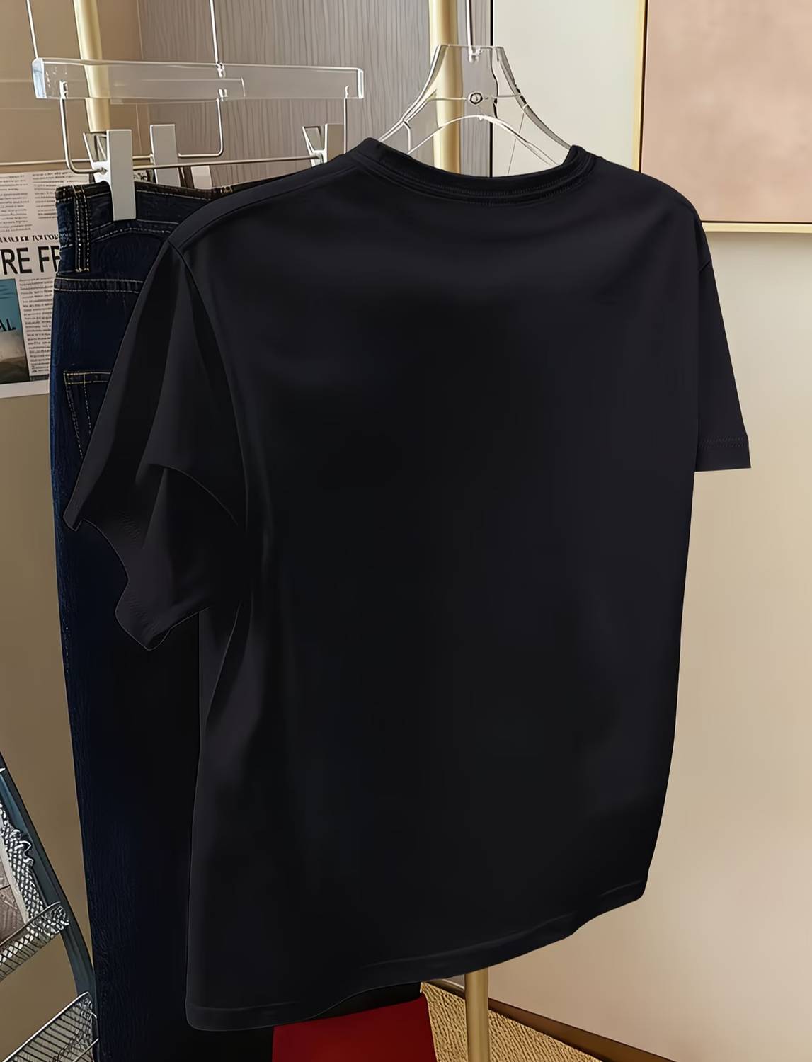 CMS Men Black Round Neck Printed T-Shirt - Image 2