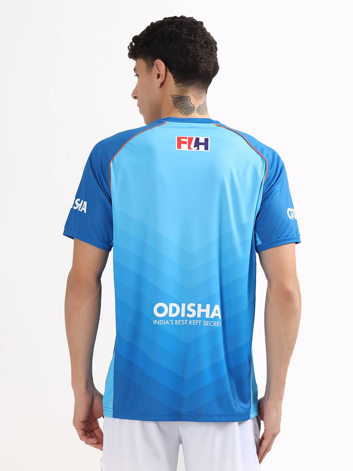Shiv Men's Blue Round Neck T-Shirt - Image 2