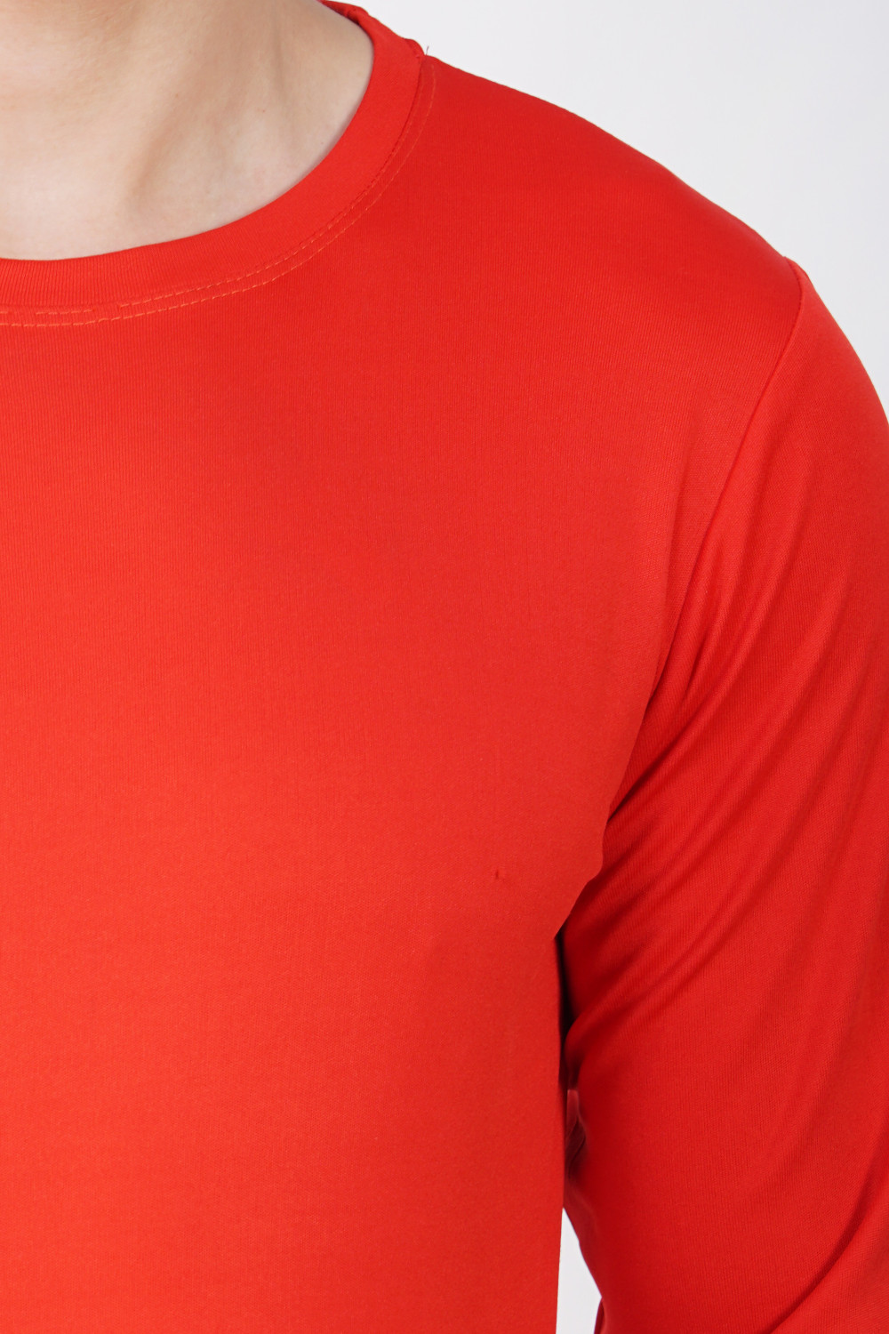 Image of KASPY Solid Men Round Neck Red T-Shirt