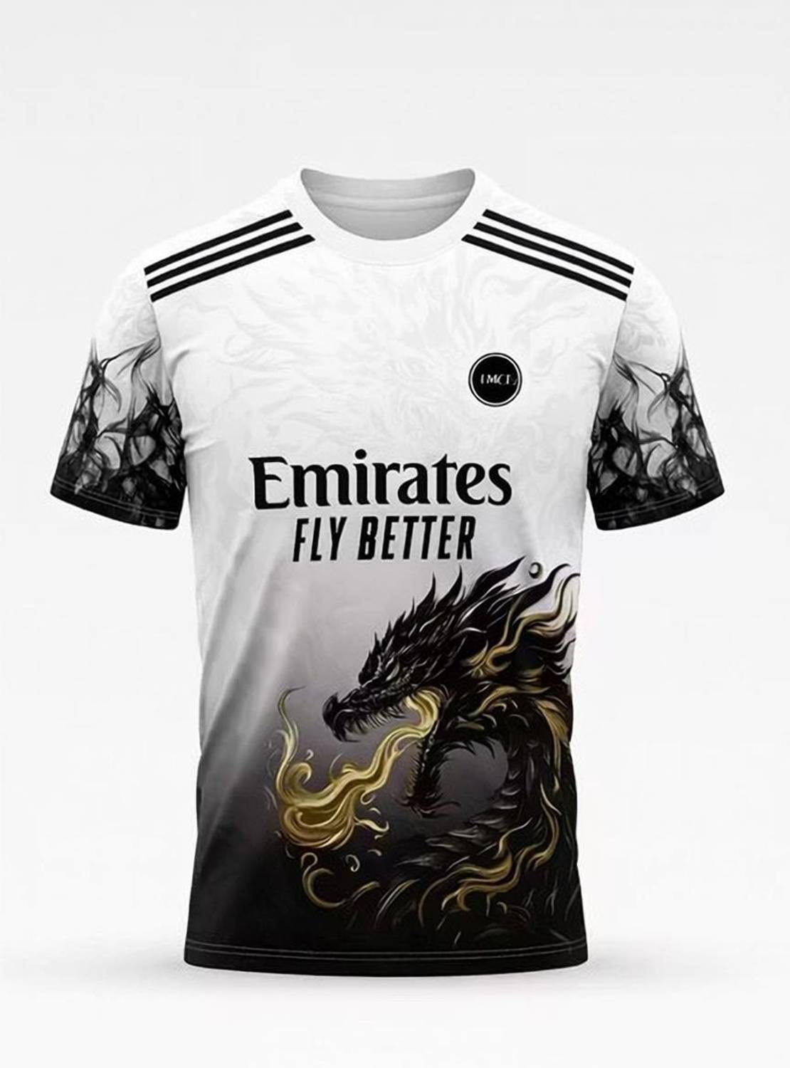 ONE 7 Printed Men White T-Shirt