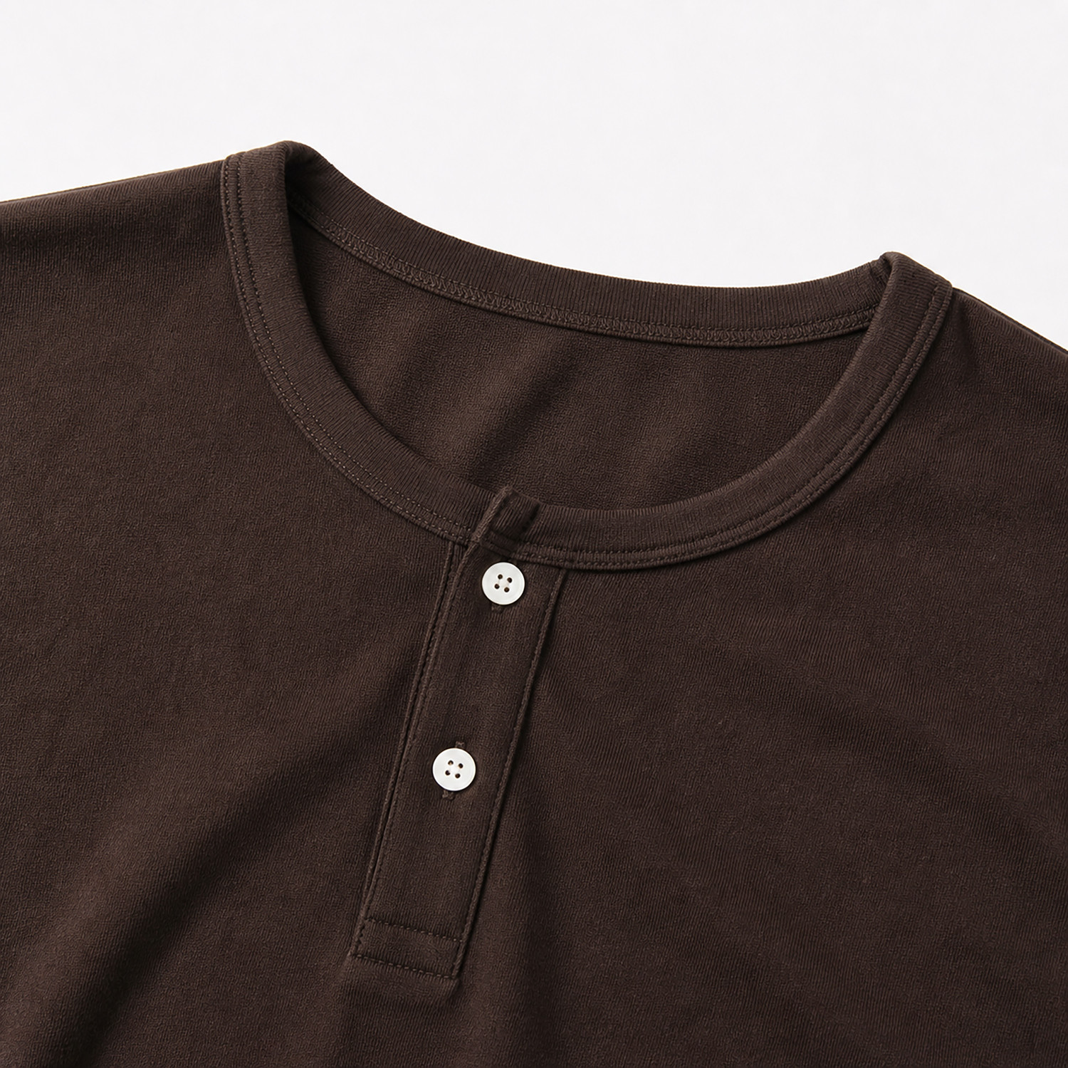 Image of Creation By London Hills Solid Men Round Neck Brown T-Shirt