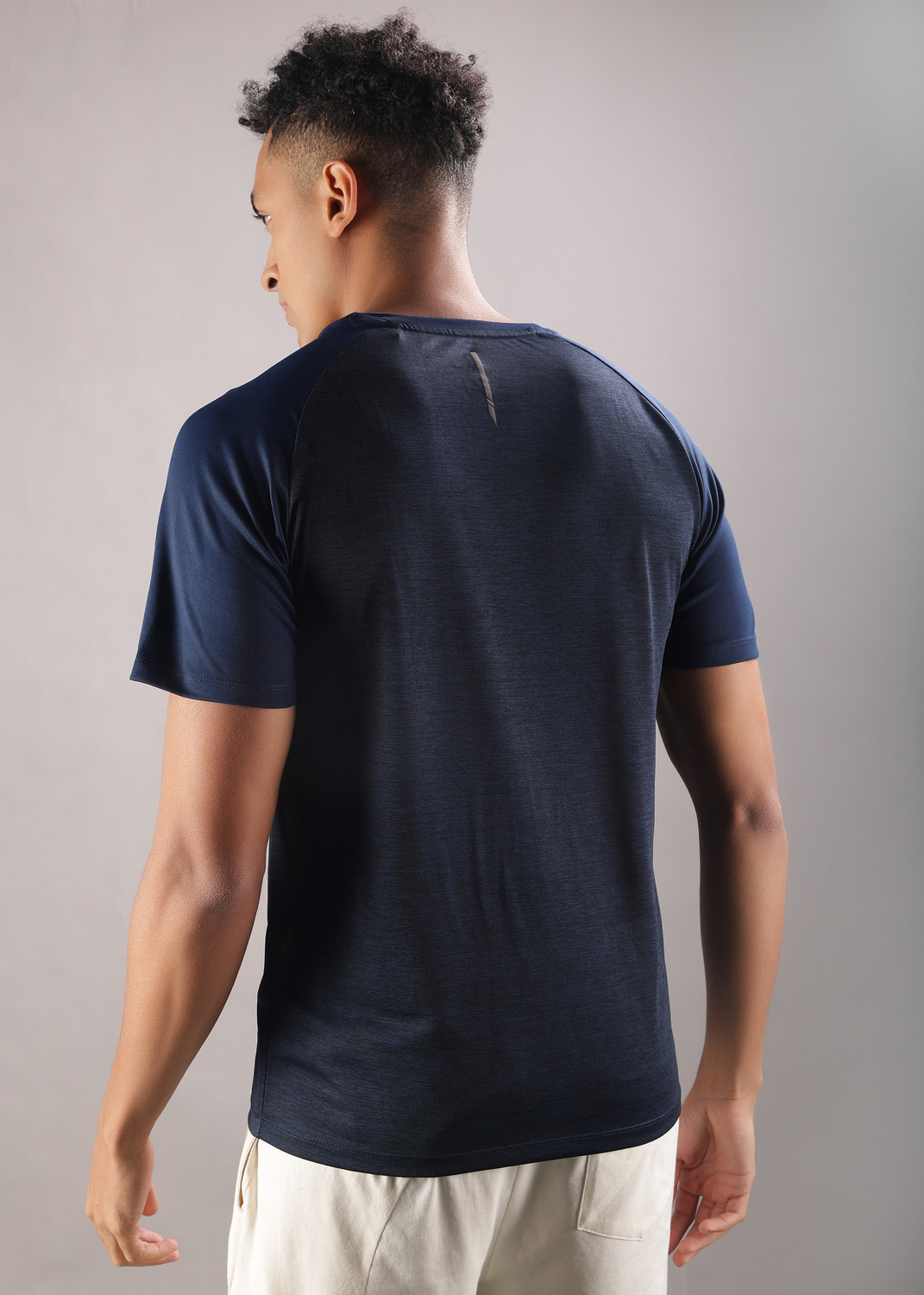 Image of Force NXT Solid Men Round Neck Multicolor T-Shirt