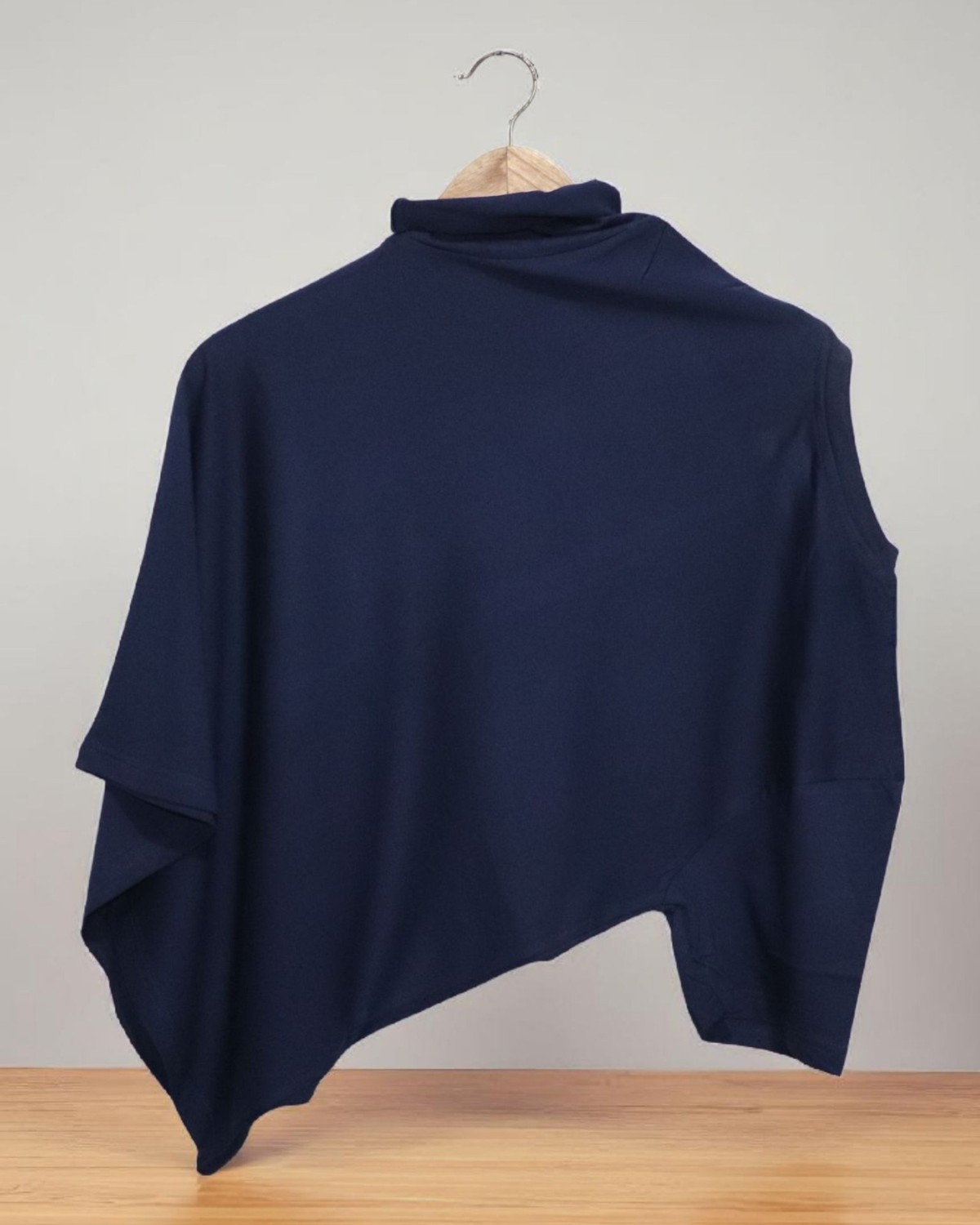 Image of crewmax Printed Men Round Neck Navy Blue T-Shirt