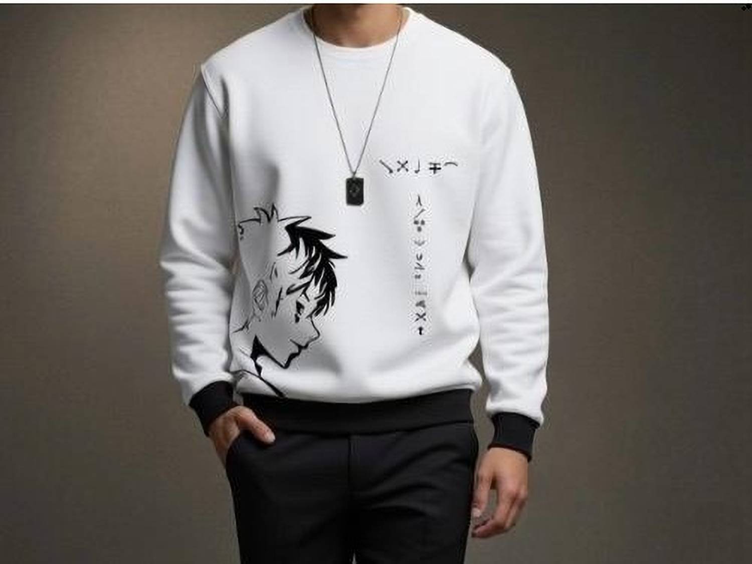 Abhishek Printed Men Round Neck White T-Shirt