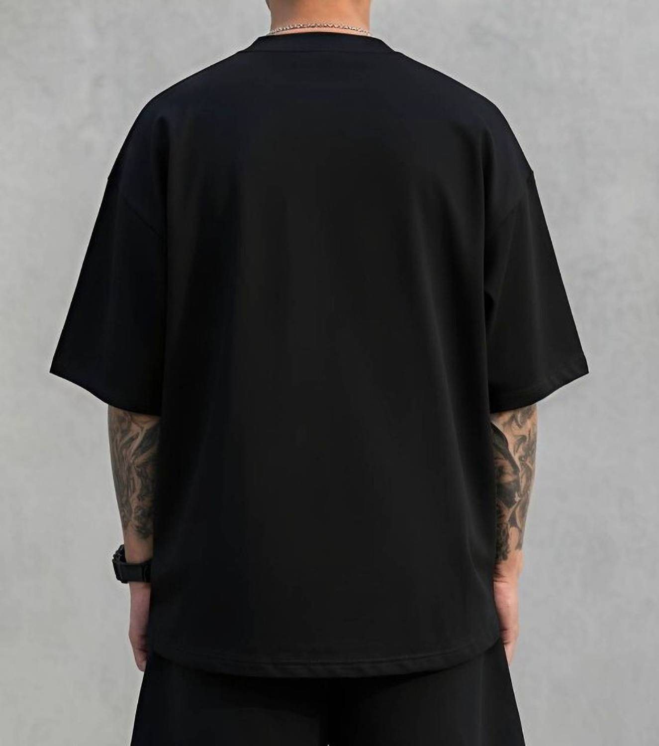 Kyanshi Men Black Graphic Print T-Shirt - Image 2