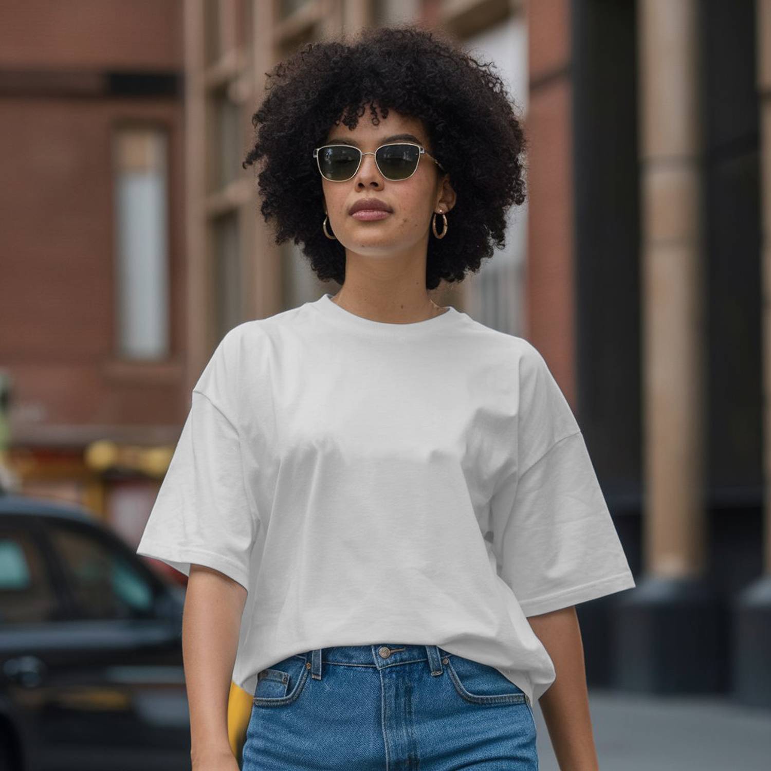 LWEXS Solid Women Round Neck White T-Shirt