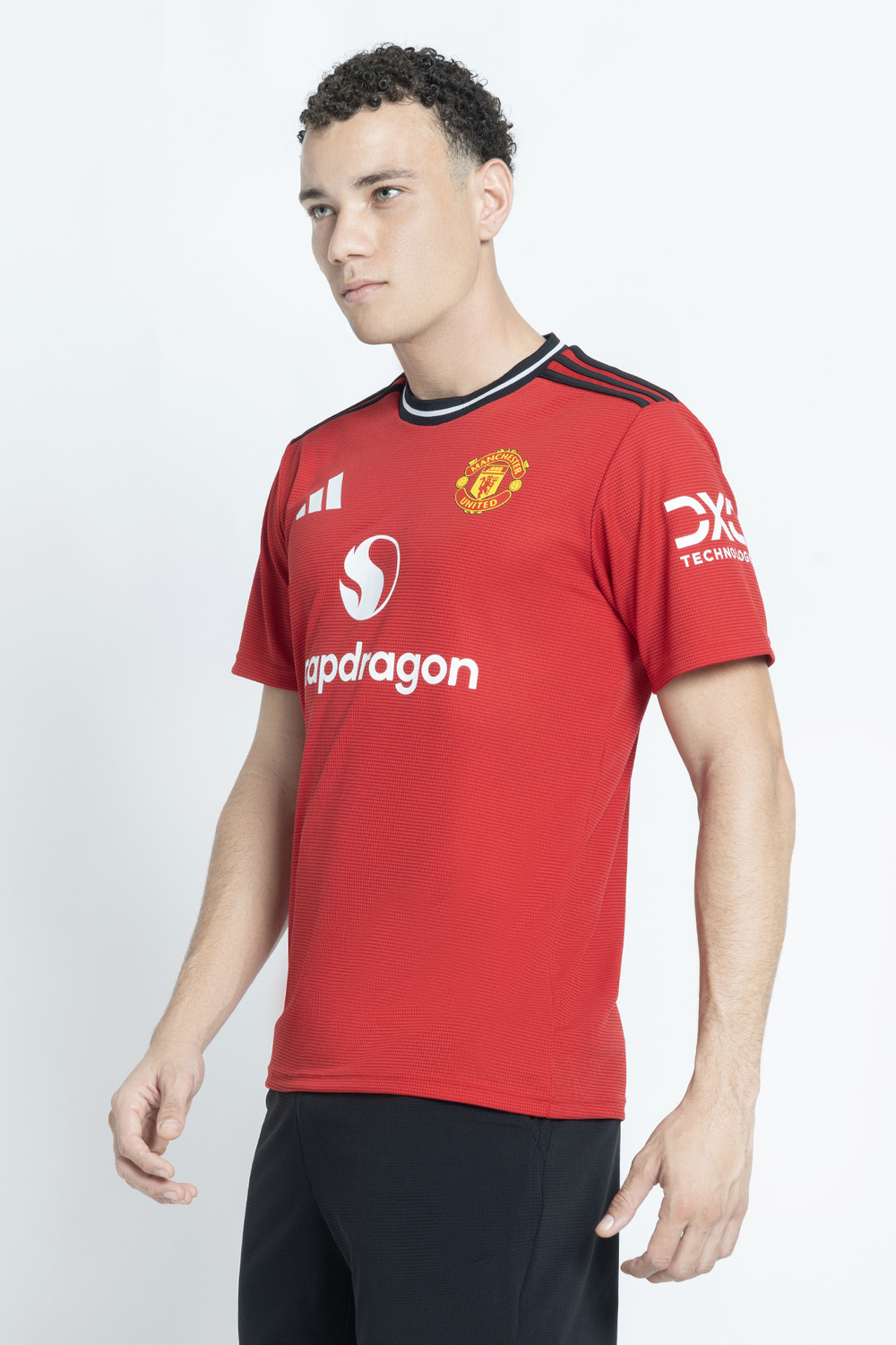Image of ADIDAS Printed Men Round Neck Red T-Shirt