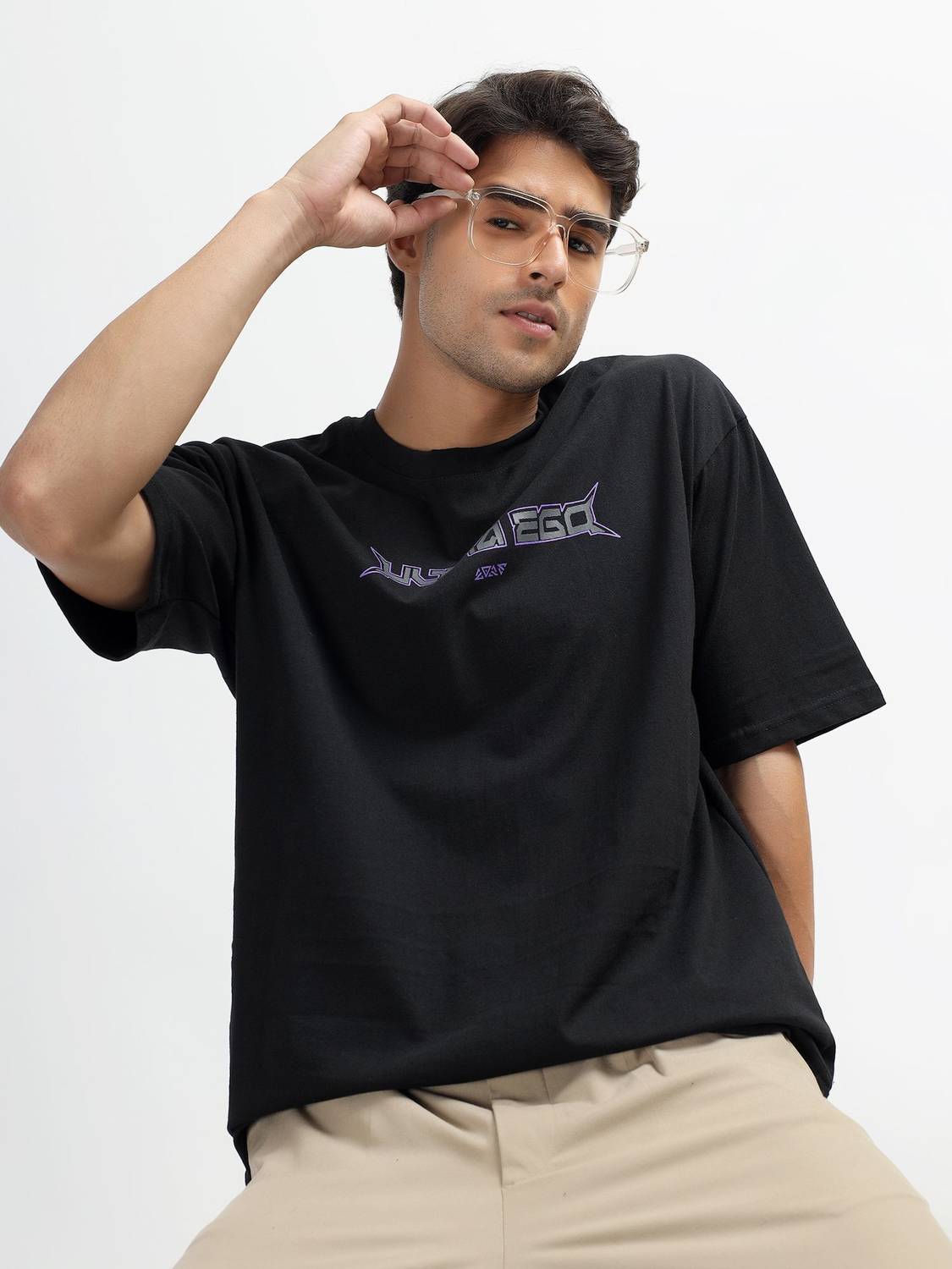 Garmin Printed Men Round Neck Black T-Shirt - Image 5