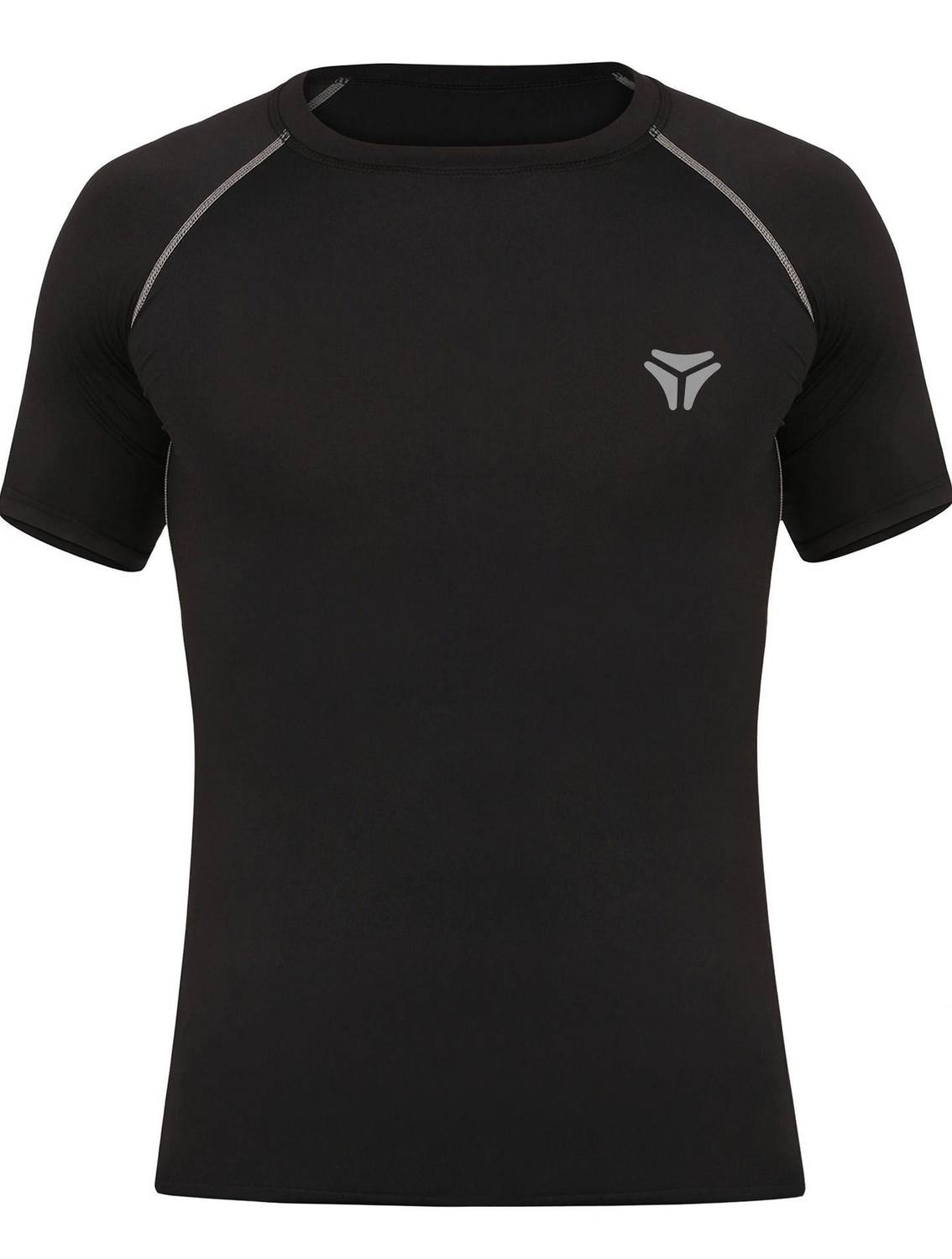 Kyk Men Black Round Neck T-Shirt