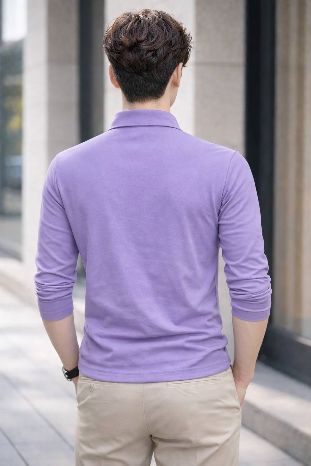 JUGULAR Solid Men Zip Neck Purple T-Shirt - Buy JUGULAR Solid Men