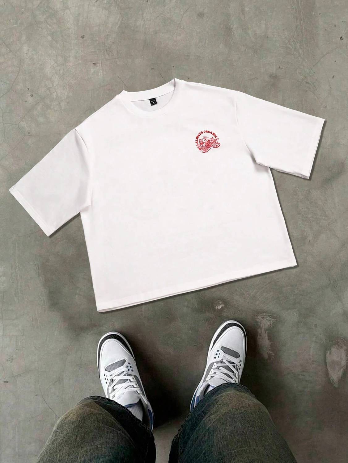 HASTEN Printed Men White T-Shirt - Image 2