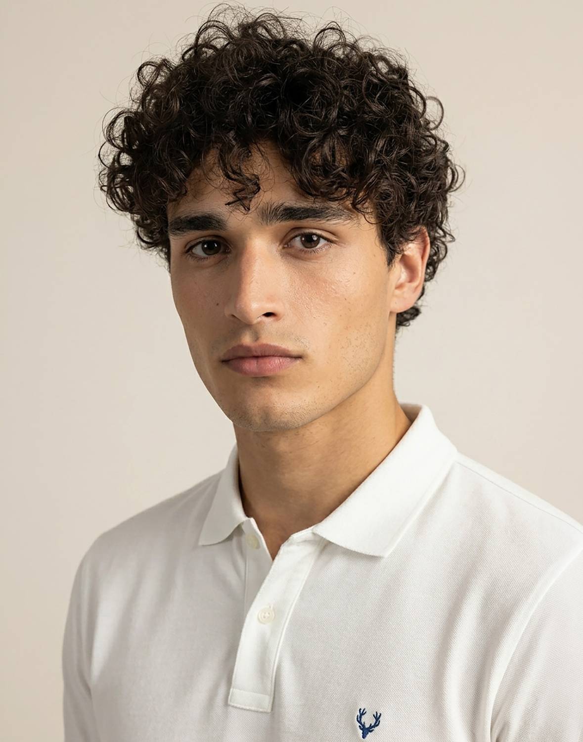Allen Solly Men White Polo Neck T-Shirt - Image 5