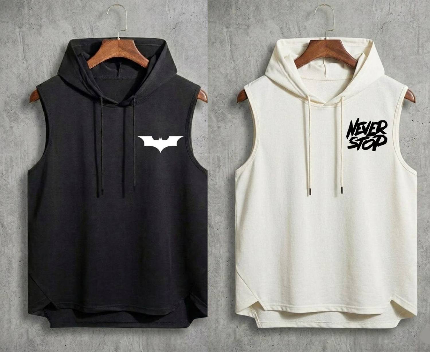 Zxomillo Men Hooded Neck Black T-Shirt - Image 1