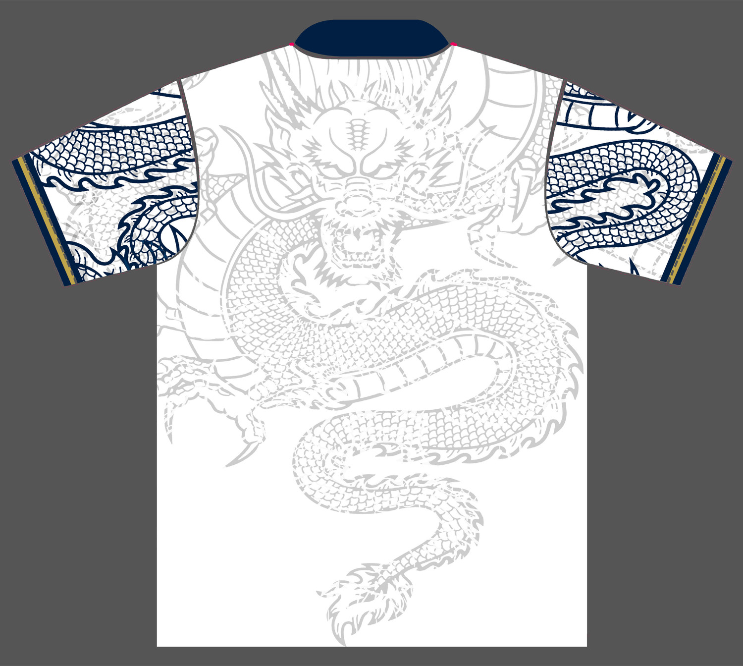 Image of yellowvibes Printed, Typography Men Polo Neck White T-Shirt