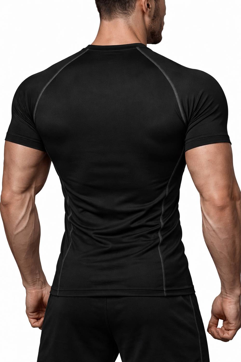 Krd Men Black Round Neck T-Shirt - Image 2