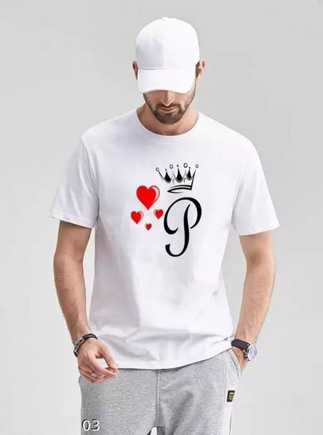 Treasurelook Printed Men Round Neck White T-Shirt