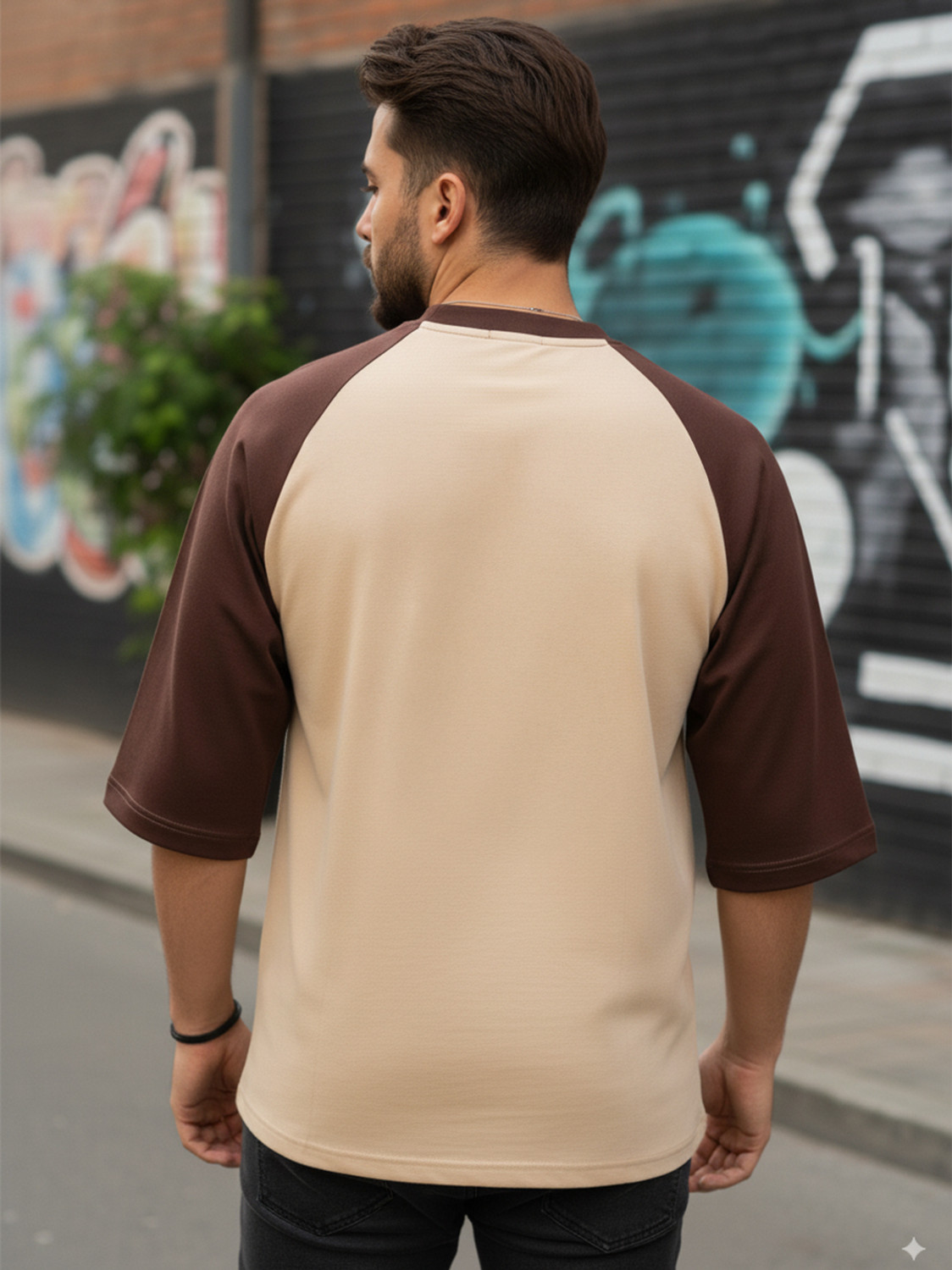 Image of Leotude Printed Men Round Neck Multicolor T-Shirt