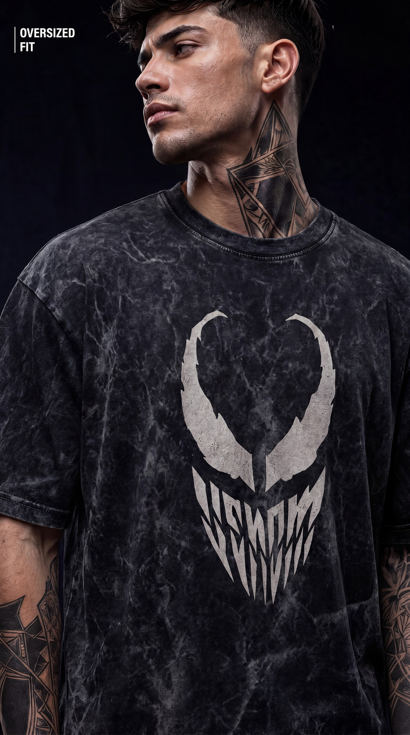 Image of Woops studio! Printed Men Crew Neck Grey T-Shirt