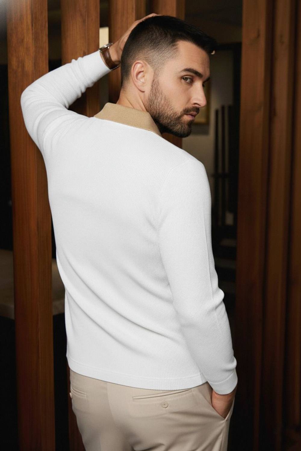Try Colorblock Men Polo Neck Multicolor T-Shirt - Image 2