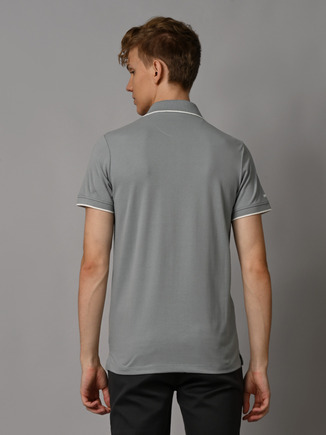 Image of KILLER Colorblock Men Polo Neck Multicolor T-Shirt