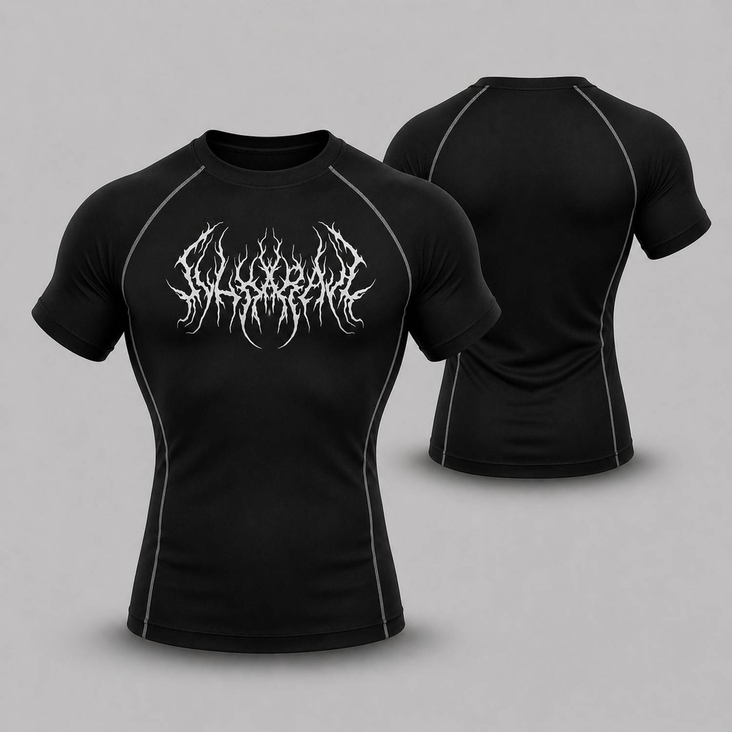 Gym Hound Men Boat Neck Black T-Shirt - Image 2