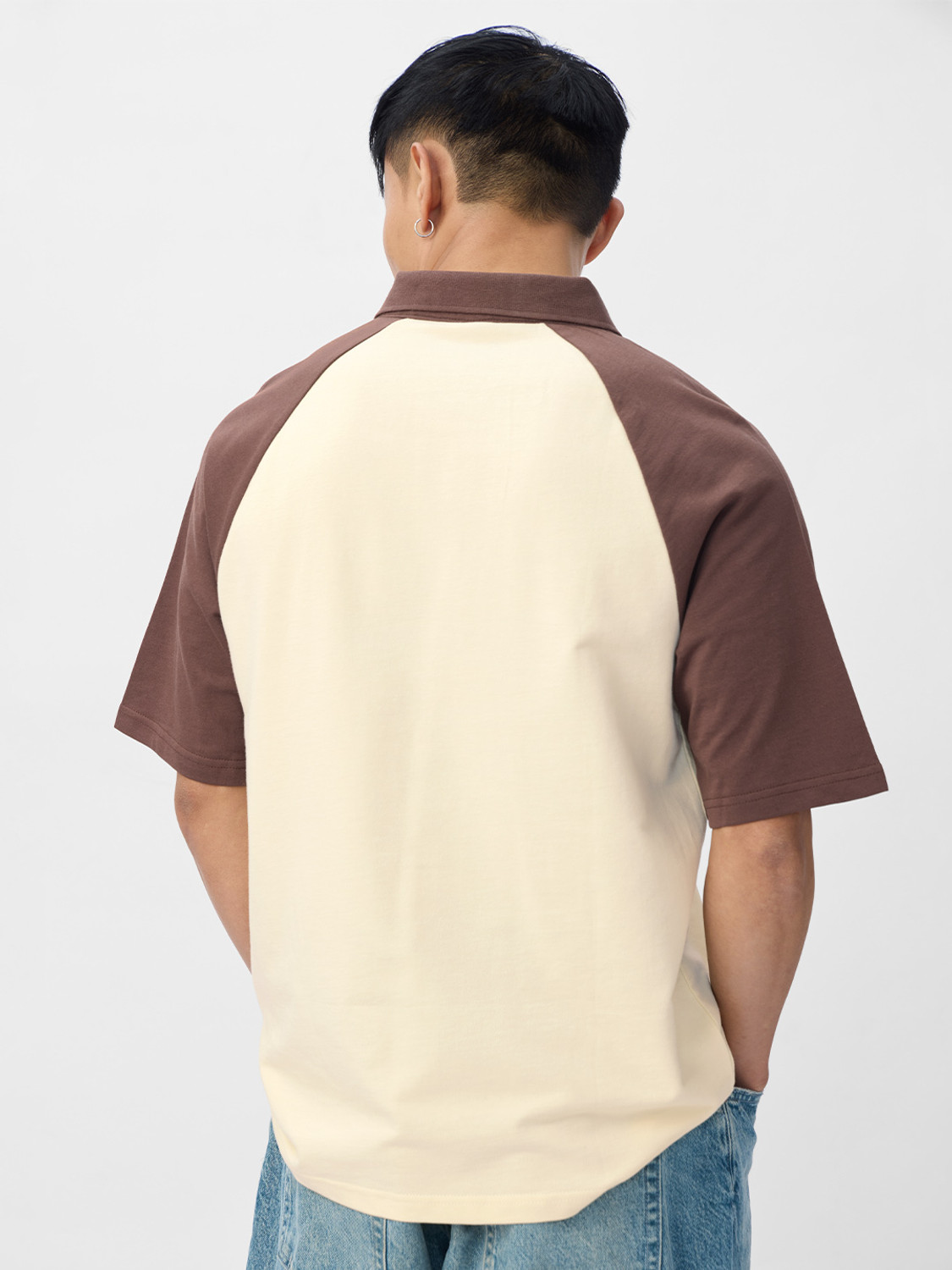 Image of The Souled Store Cartoon Men Polo Neck Multicolor T-Shirt