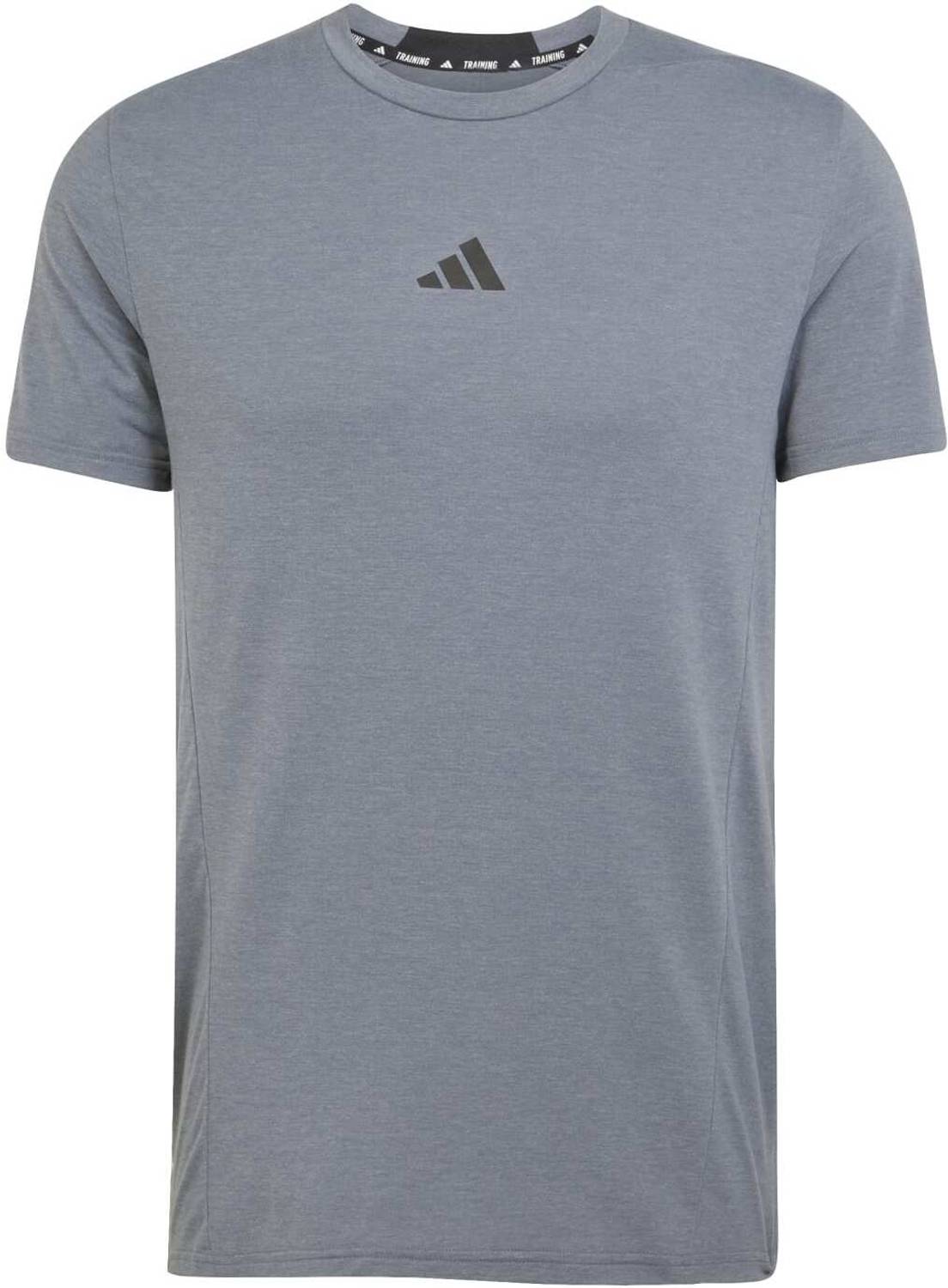 ADIDAS Solid Men Crew Neck Black T-Shirt