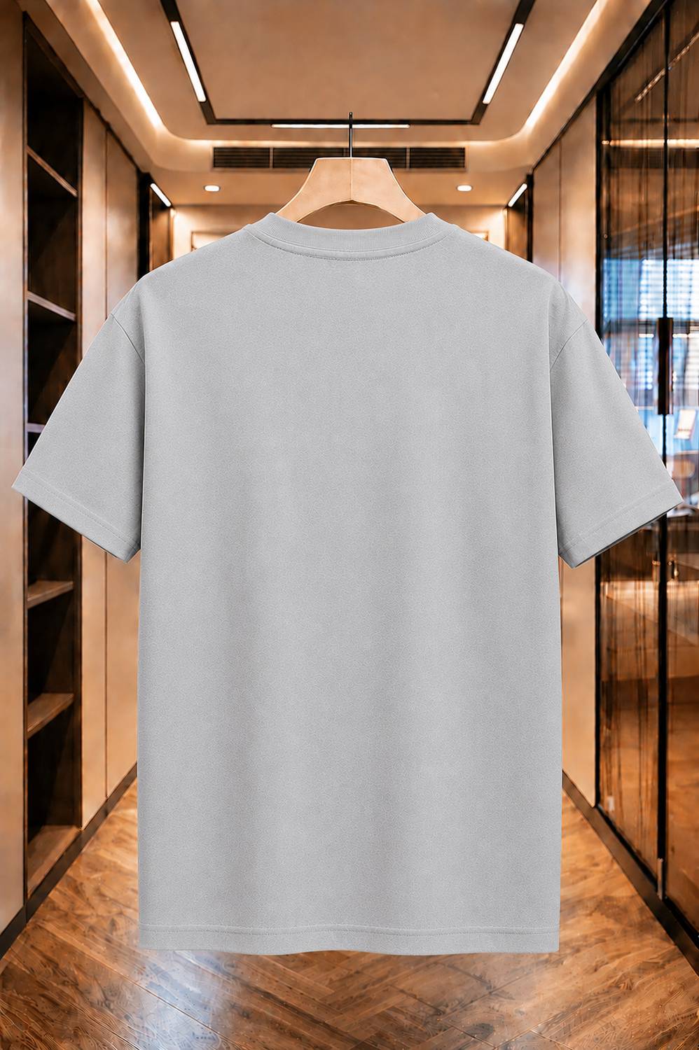 METRONAUT Men's Grey Round Neck T-Shirt - Image 2
