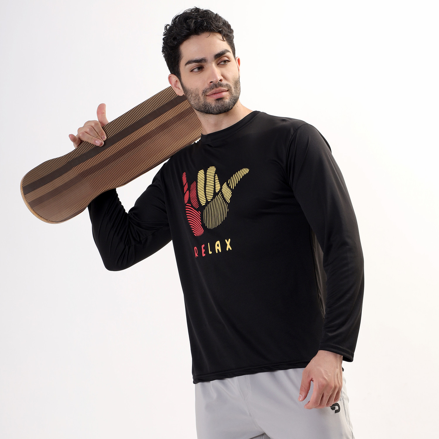 Image of Garmin Typography Men Round Neck Multicolor T-Shirt