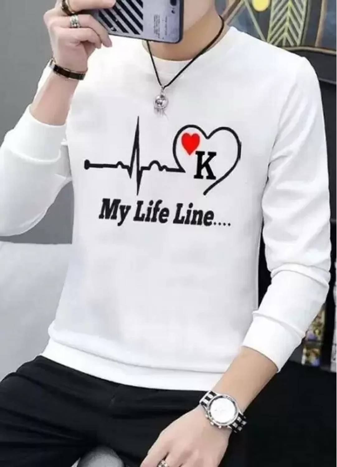 Antilia Fashion Collection Printed, Typography Men Round Neck White T-Shirt