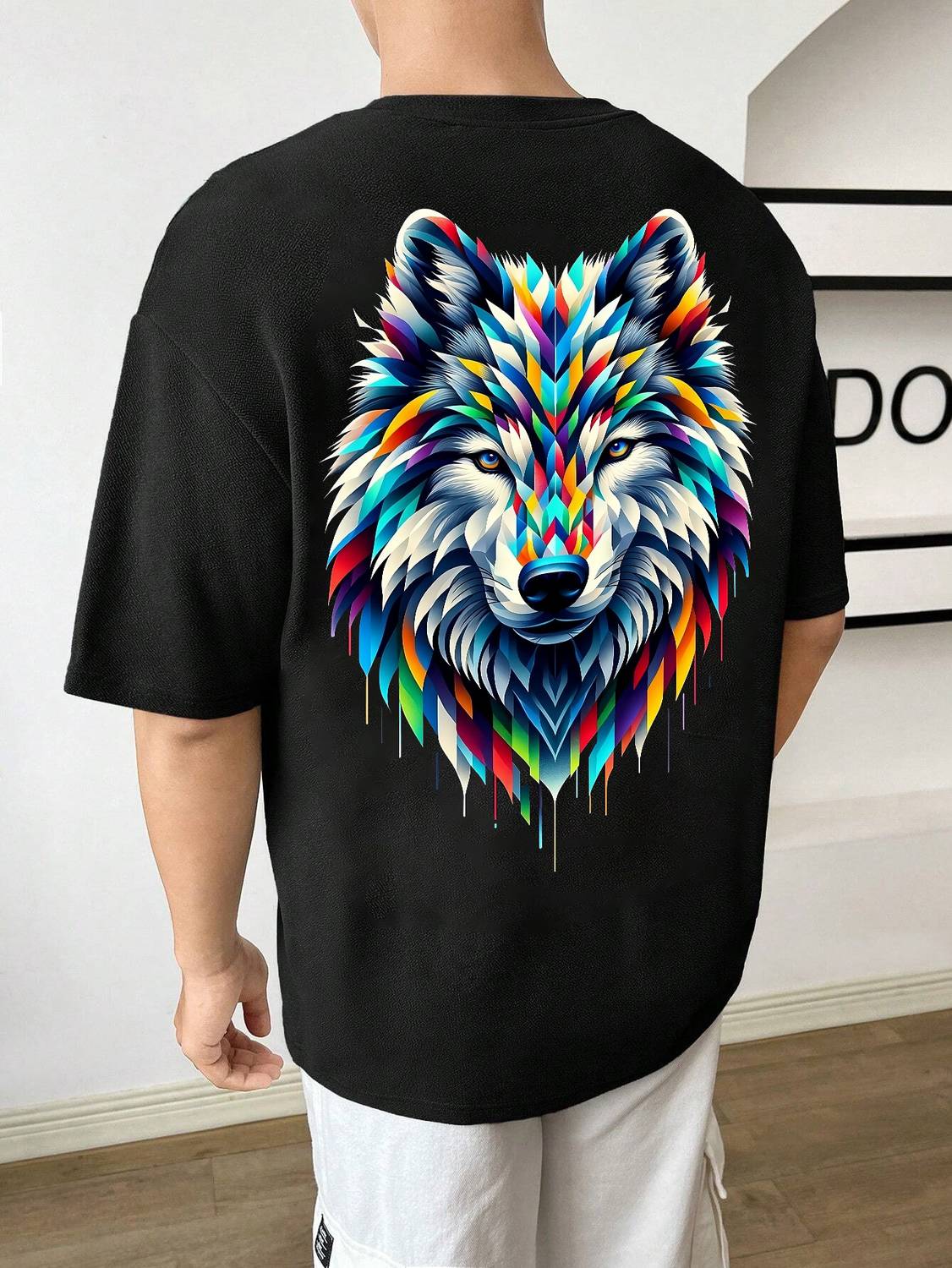 BubleTwyst Graphic Print Men Round Neck Black T-Shirt