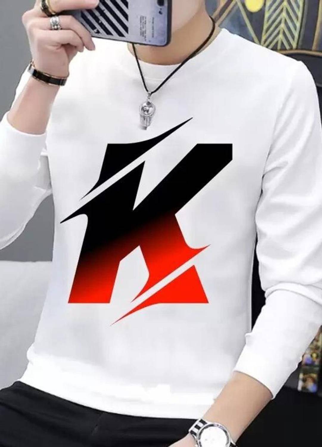 ApheFashion Printed Men Round Neck White T-Shirt