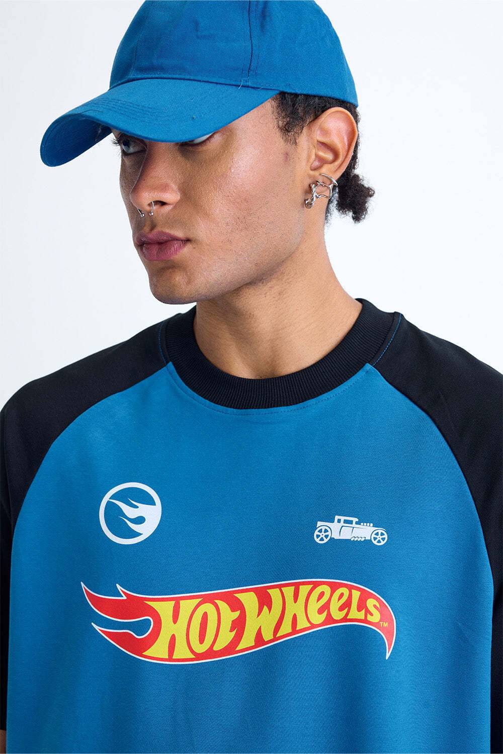 Bonkers Men Blue Round Neck T-Shirt - Image 5