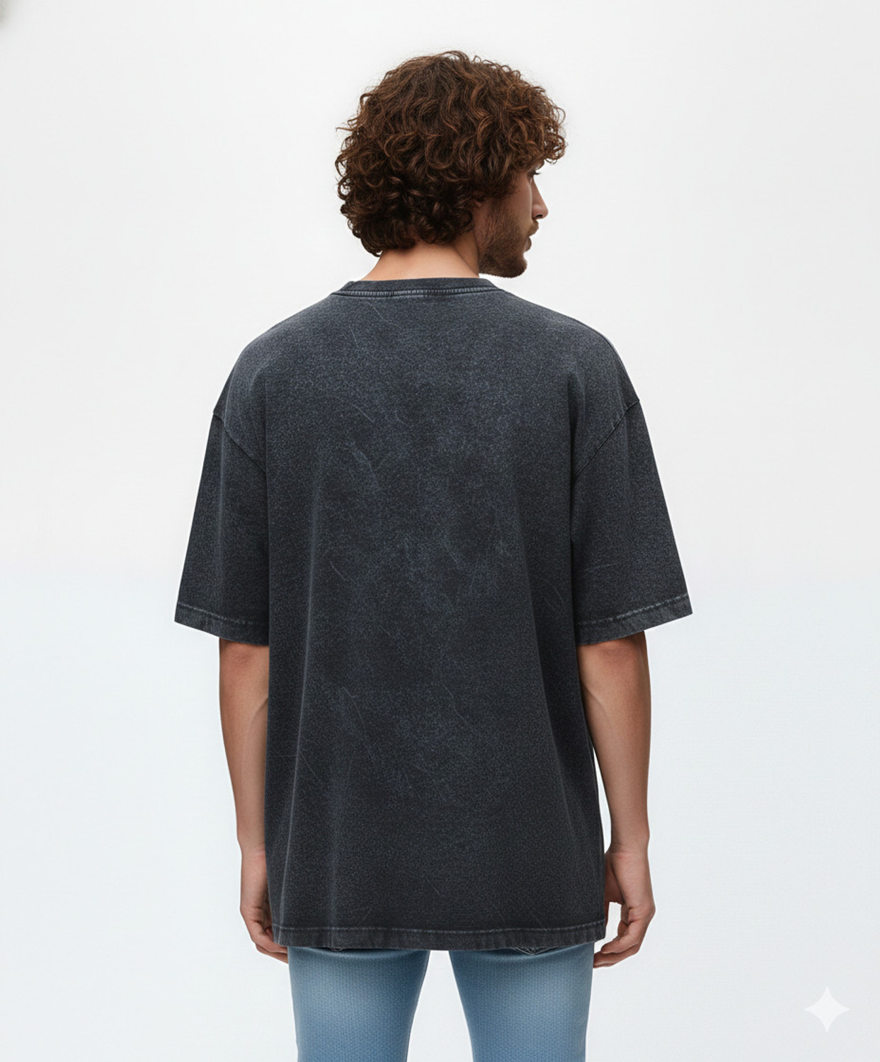 Image of Outfiq Superhero, Graphic Print, Printed Couple Round Neck Black T-Shirt