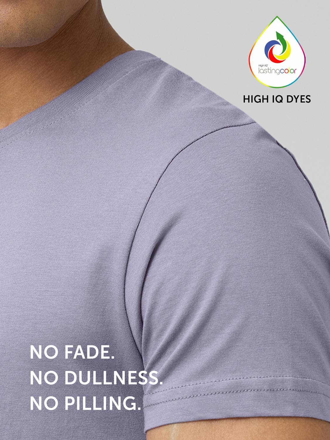 XYXX Solid Men Round Neck Purple T-Shirt - Buy XYXX Solid Men