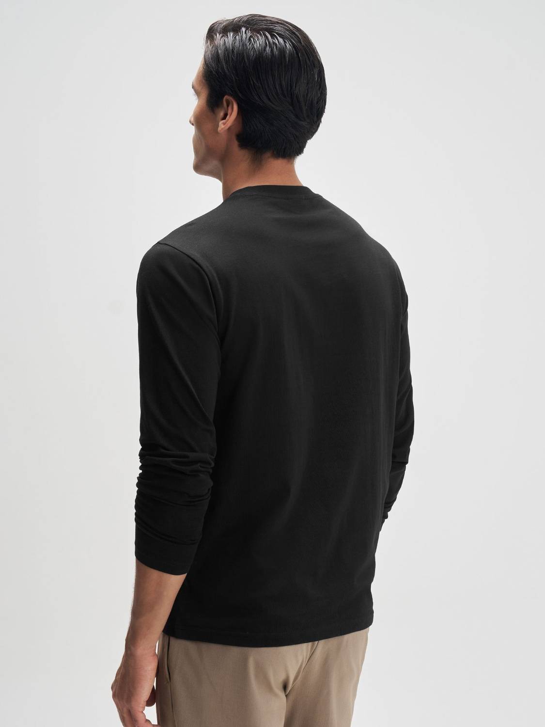 XYXX Solid Men Black T-Shirt - Image 5