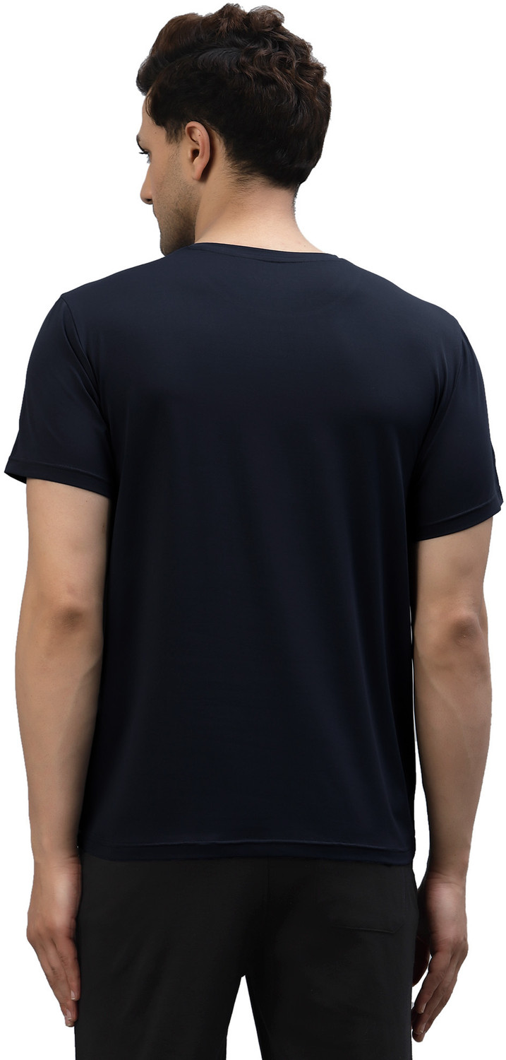 Image of RED TAPE Graphic Print Men Round Neck Dark Blue T-Shirt