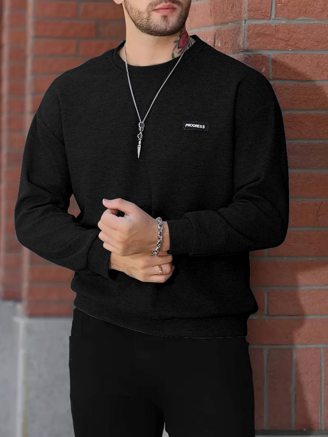 sti Full Sleeve Solid Men Sweatshirt - Image 2