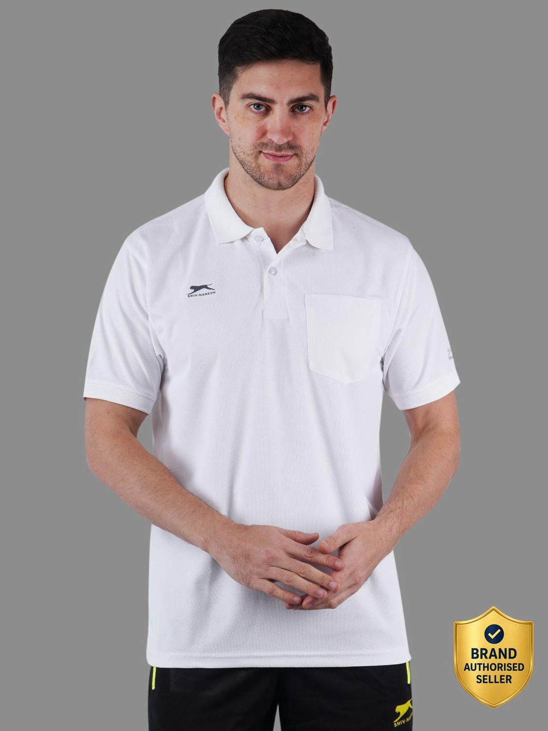 Shiv Naresh Men Polo Neck T-Shirt
