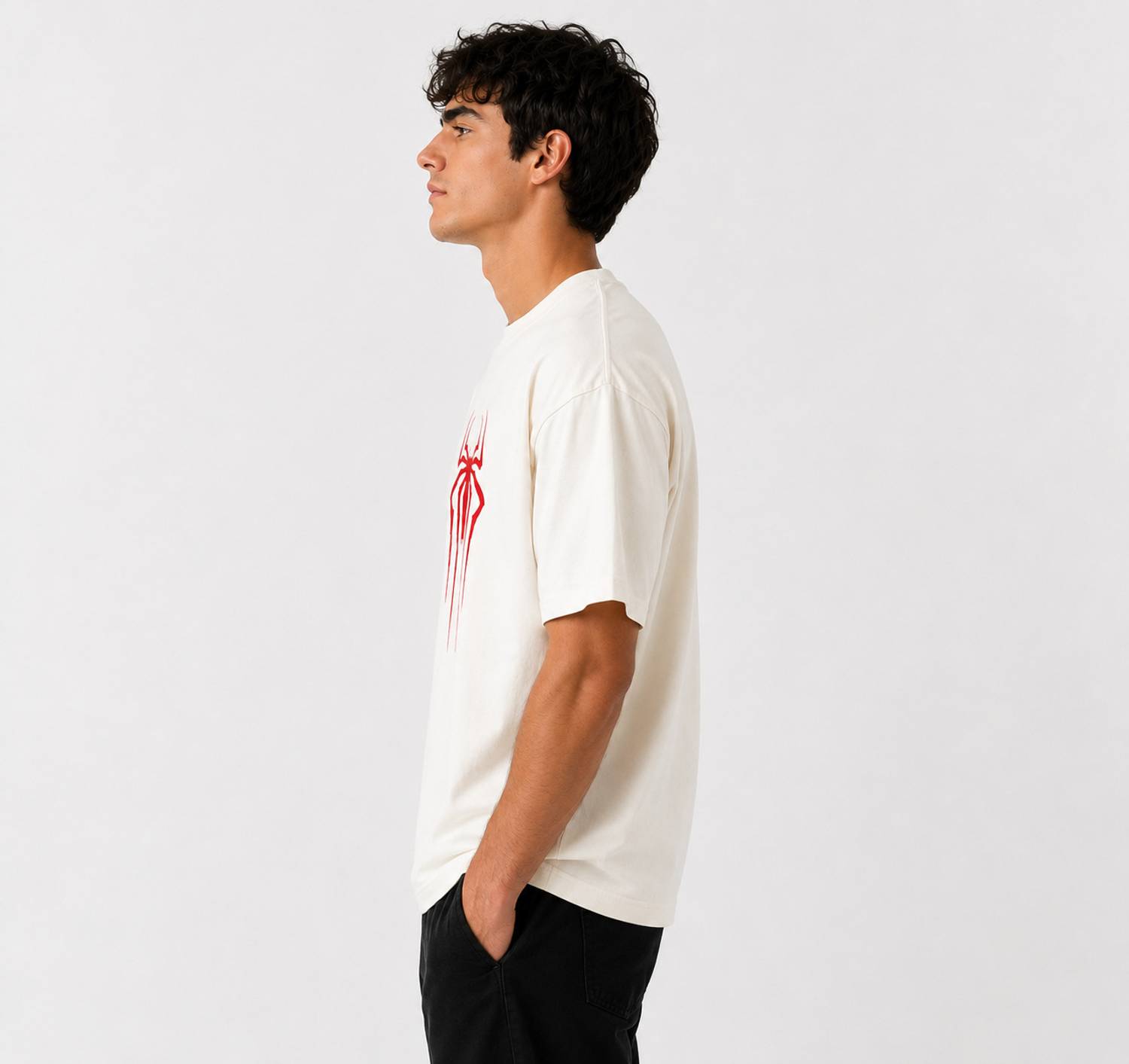 choicehub Men Beige, Red, Black T-Shirt - Image 3
