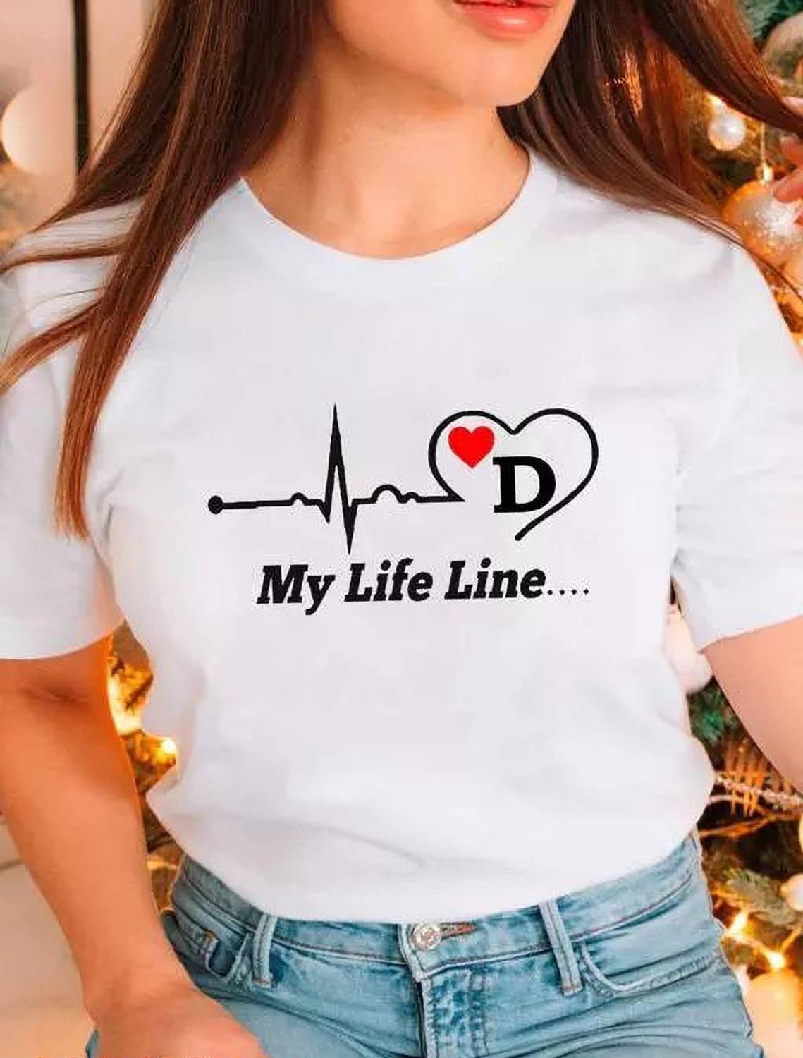 andani gift gallery Typography, Graphic Print Women Round Neck White T-Shirt
