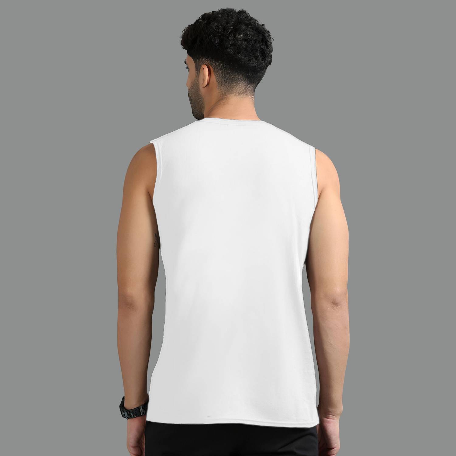 JB Jangoboy Men's Black, White T-Shirt Pack of 2 - Image 5