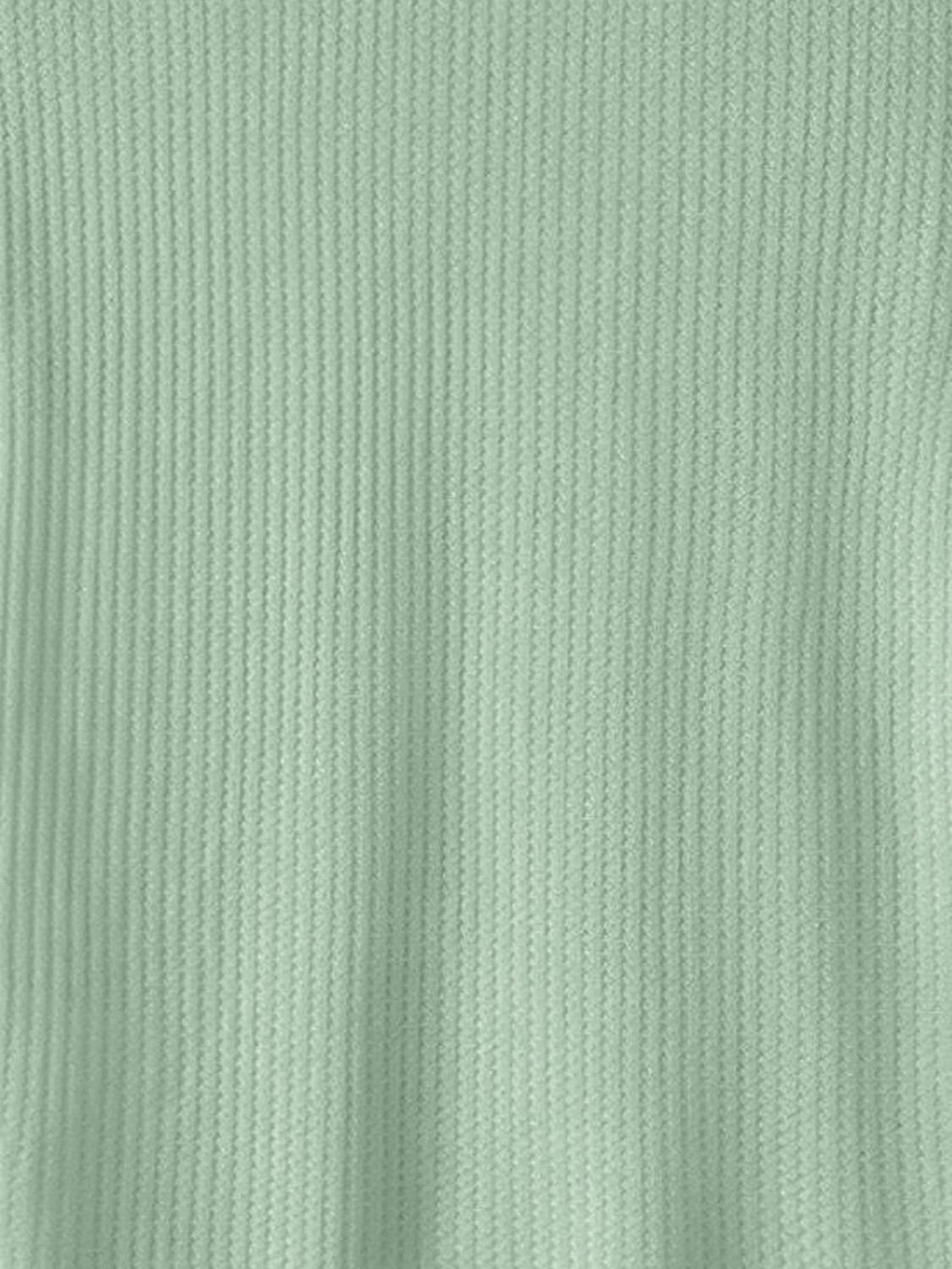Jump Cuts Men Green Henley Neck T-Shirt - Image 4