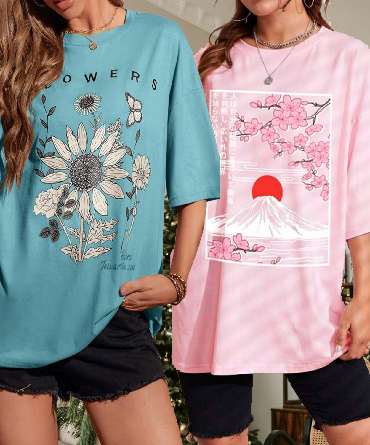 Image of HELL BOUND Printed Women Round Neck Multicolor T-Shirt