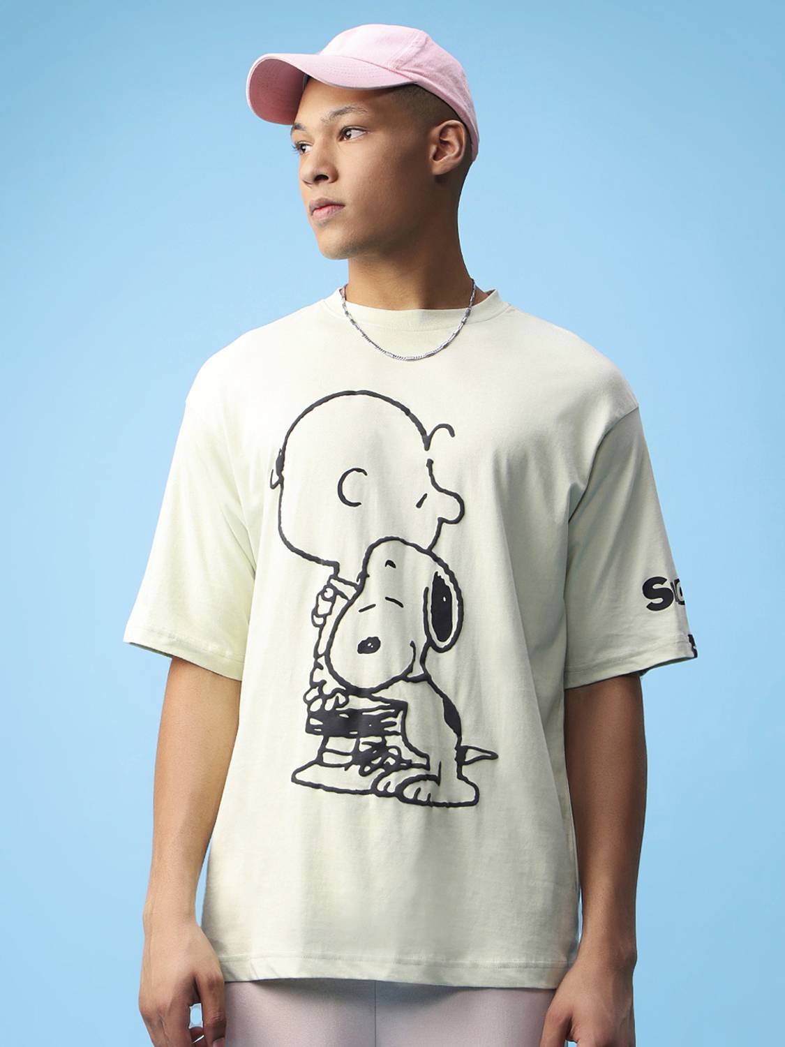 BEWAKOOF Graphic Print Men Round Neck Green T-Shirt